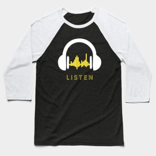 Ear Candy Couture: Listen with Panache Baseball T-Shirt
